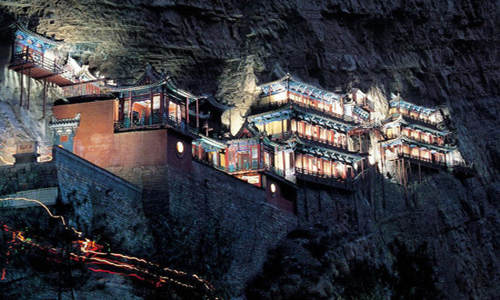 13 días Viajar por China en Tren Templo Colgante por la noche