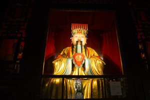 estatua de Liu Bei del Santuario de Wuhou
