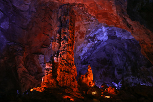 Paisaje de la Cueva Furong