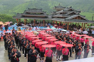Festival de la ropa Roja en las Terrazas de Longji