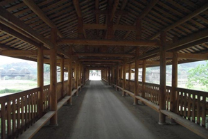 cubierta del Puente del Viento y de la Lluvia de Chengyang