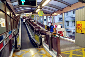 Escalera mecánica de Central-Mid Levels