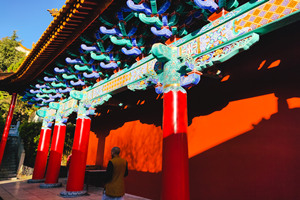interior del Templo Yuantong