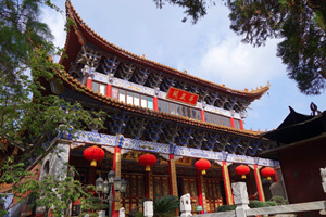 Pabellón Huayan del Templo Qiongzhu