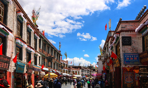 5 días Viajes al Tíbet Calle Barkhor