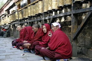 Monjas Budistas del Convento Canggu