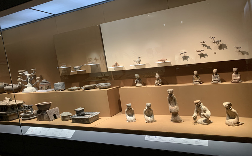 exhibición de cerámica del Museo de Nanjing