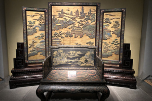 exhibición de muebles del Museo de Nanjing