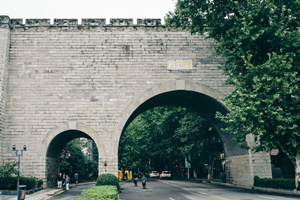Puerta de Lluvia y Flor de las Murallas de Nanjing