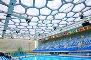 Olimpiadas de 2008 en el Centro Acuático Nacional de Pekín