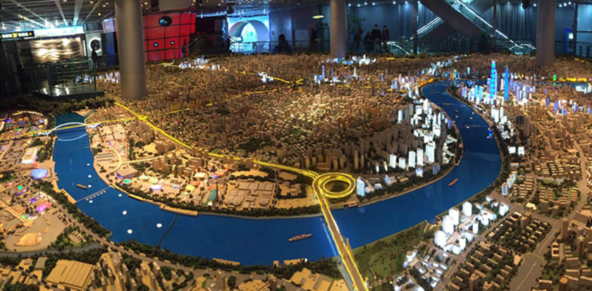 miniatura de Shanghái del Salón de Exposición de Planificación Urbana de Shanghái
