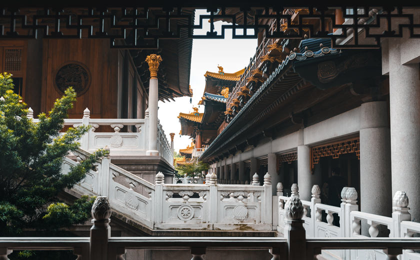 pabellones del Templo Jing'an