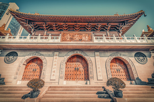 puerta del Templo Jing'an