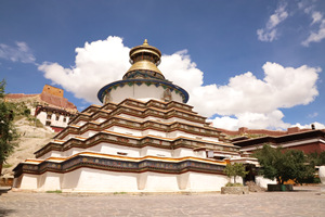 Pagoda de los Cien Mil Budas del Monasterio de Pelkhor
