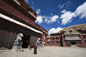 Sala Kanchenmo del Monasterio Sakya