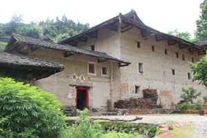 edificio Shengqing del Chuxi Tulou de Fujian