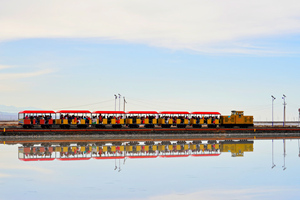 tren turístico del Lago Salado del Chaka