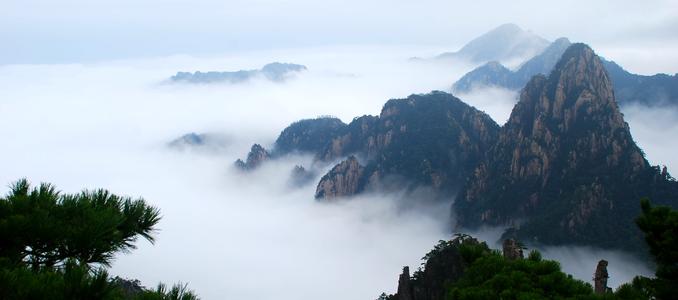 The Aerial View，Mount Huangshan