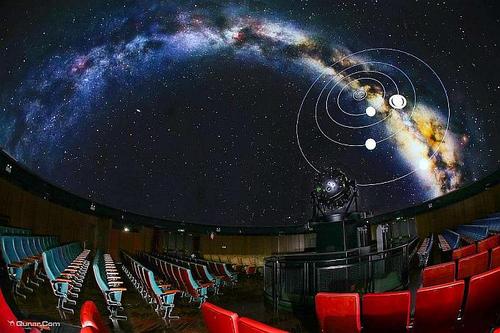 Observation of Phase of the Moon，Beijing Planetarium