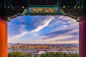 Scenery at the Top of Jingshan Park