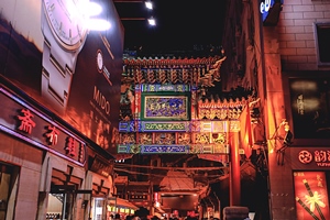 The Night View,Wangfujing Street