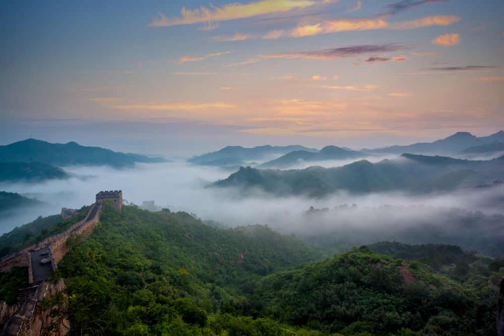 White Clouds above the Great Wall