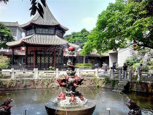 Octagonal Pool，Qinghui Garden