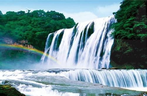 A Rainbow,Huangguoshu Waterfall