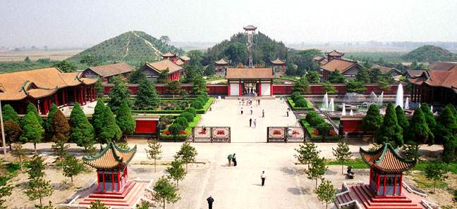 Aerial View of Maoling Museum，Maoling Mausoleum