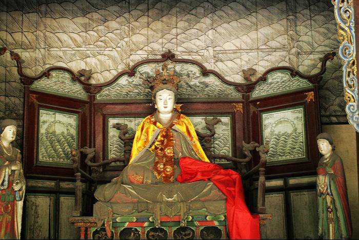 The Saint Mother Sculpture，Jinci Temple