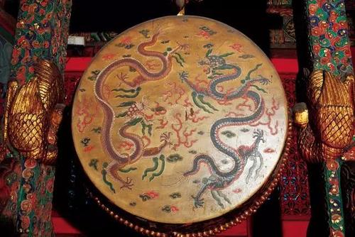 A Drum with a Dragon Design，Shanxi Museum
