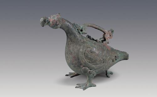 Jin Bird-shaped Zun，Shanxi Museum