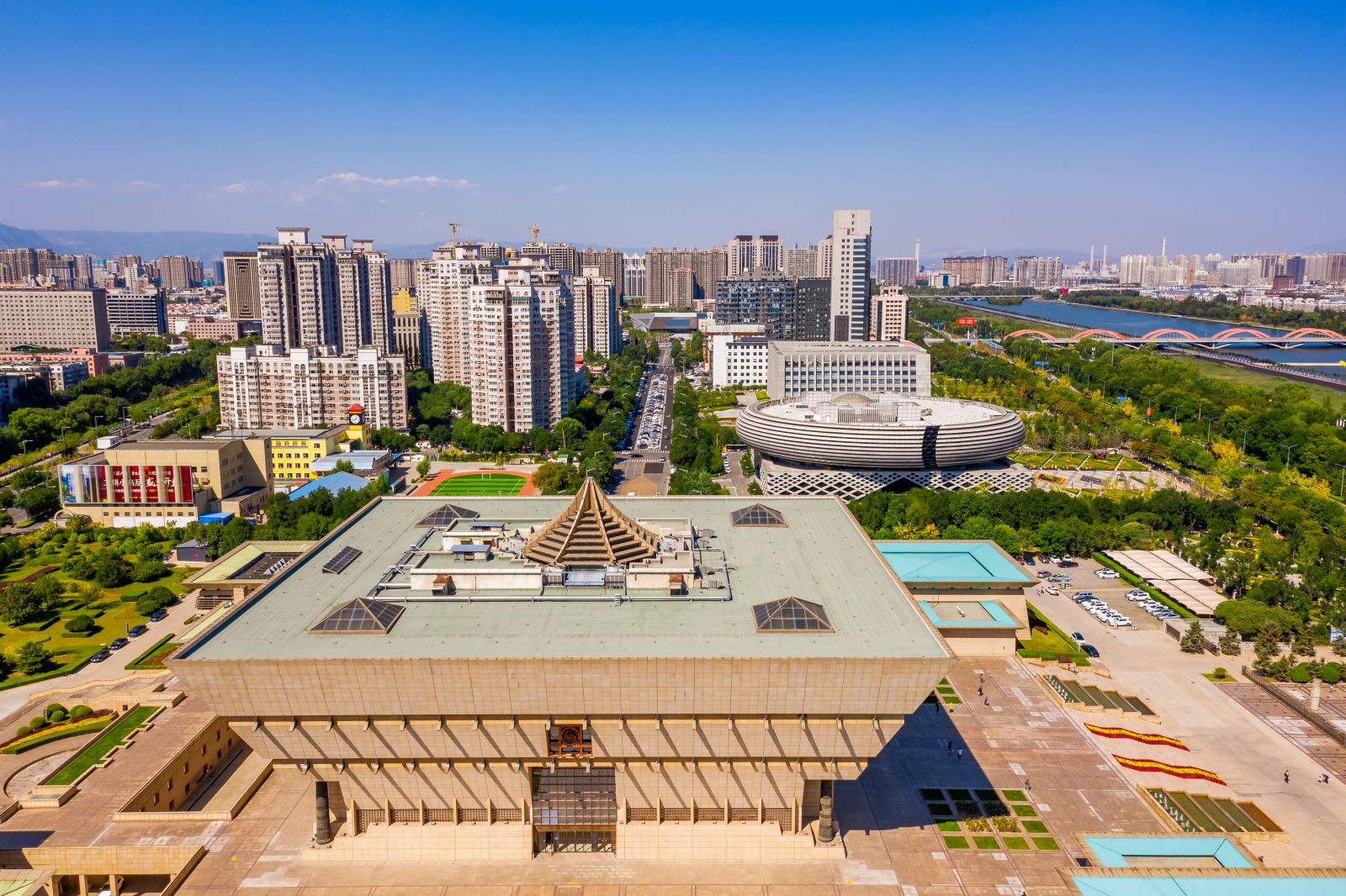 The Aerial View，Shanxi Museum