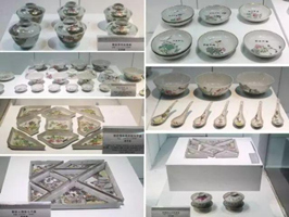 contenitori per alimenti esposte nel Museo della Cucina del Sichuan