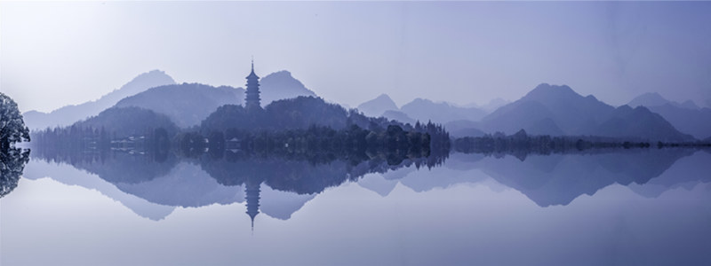 panorama della Pagoda Leifeng
