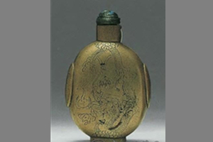 Bottiglia da fiuto Yunlong in bronzo