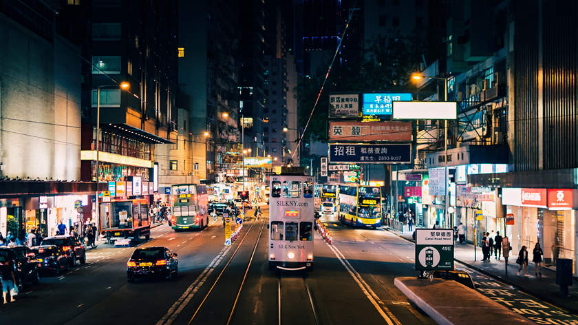 Traffico a Hong Kong