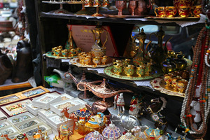 Merci esotiche del Gran Bazar di Kashgar