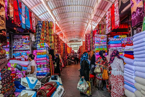 Negozi del Gran Bazar di Kashgar
