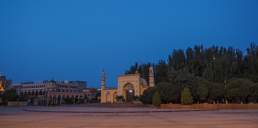 Panorama della Moschea Id Kah
