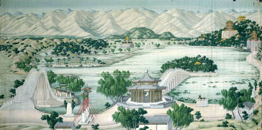 Giardino delle Increspature Chiare nella dinastia Qing