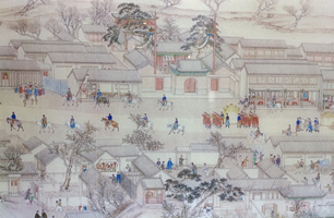Strada Qianmen nella dinastia Qing
