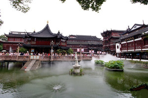Fontana nel Giardino di Yuyuan