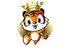 Il carattere cinese per Wang della Tigre